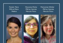 Tres nuevas profesoras se suman al Departamento de Física de la Facultad de Ciencias de la Universidad de Chile